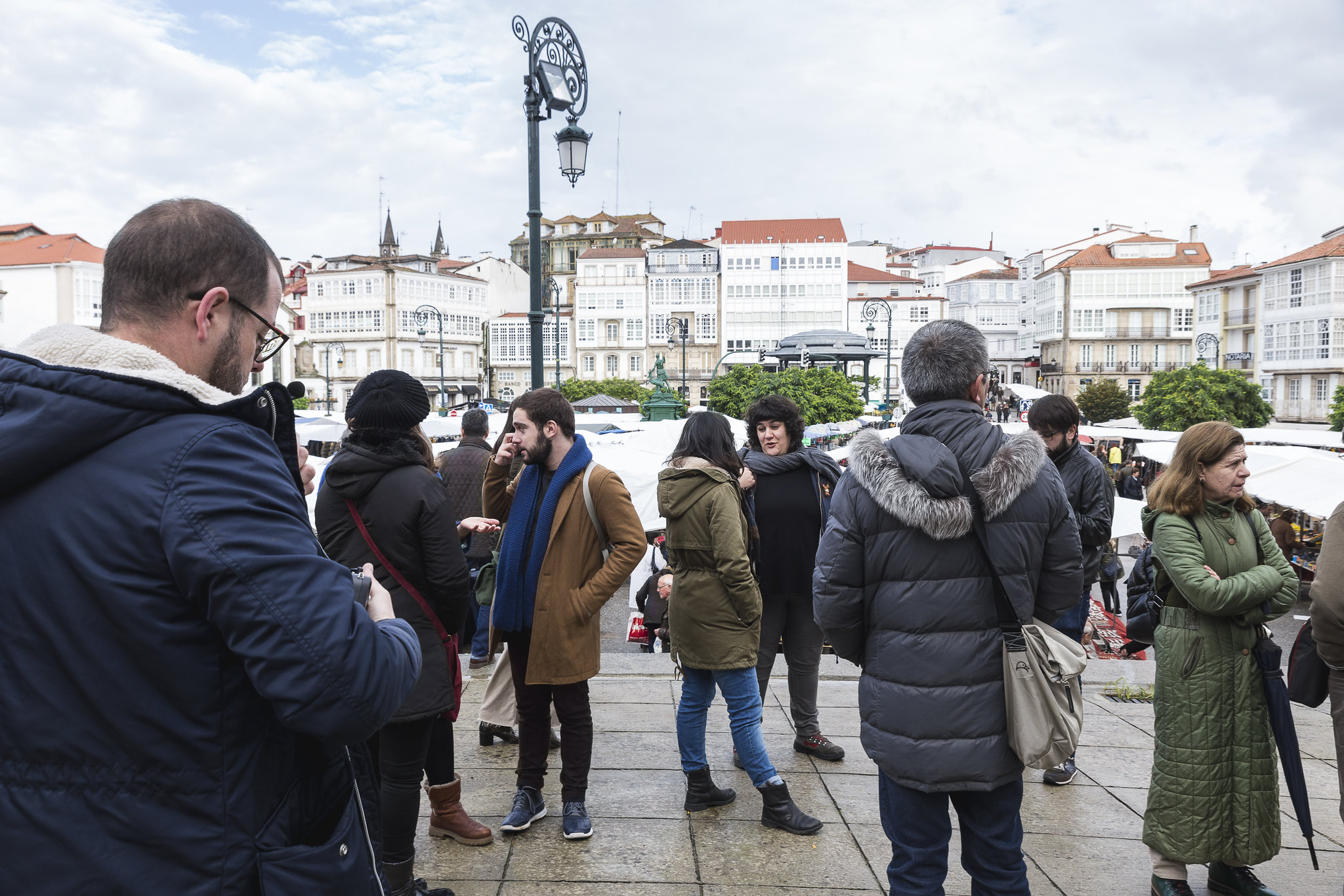 Foto de la actividad 'Xornada caminada', a los inicios del proyecto. (c) Óscar Górriz