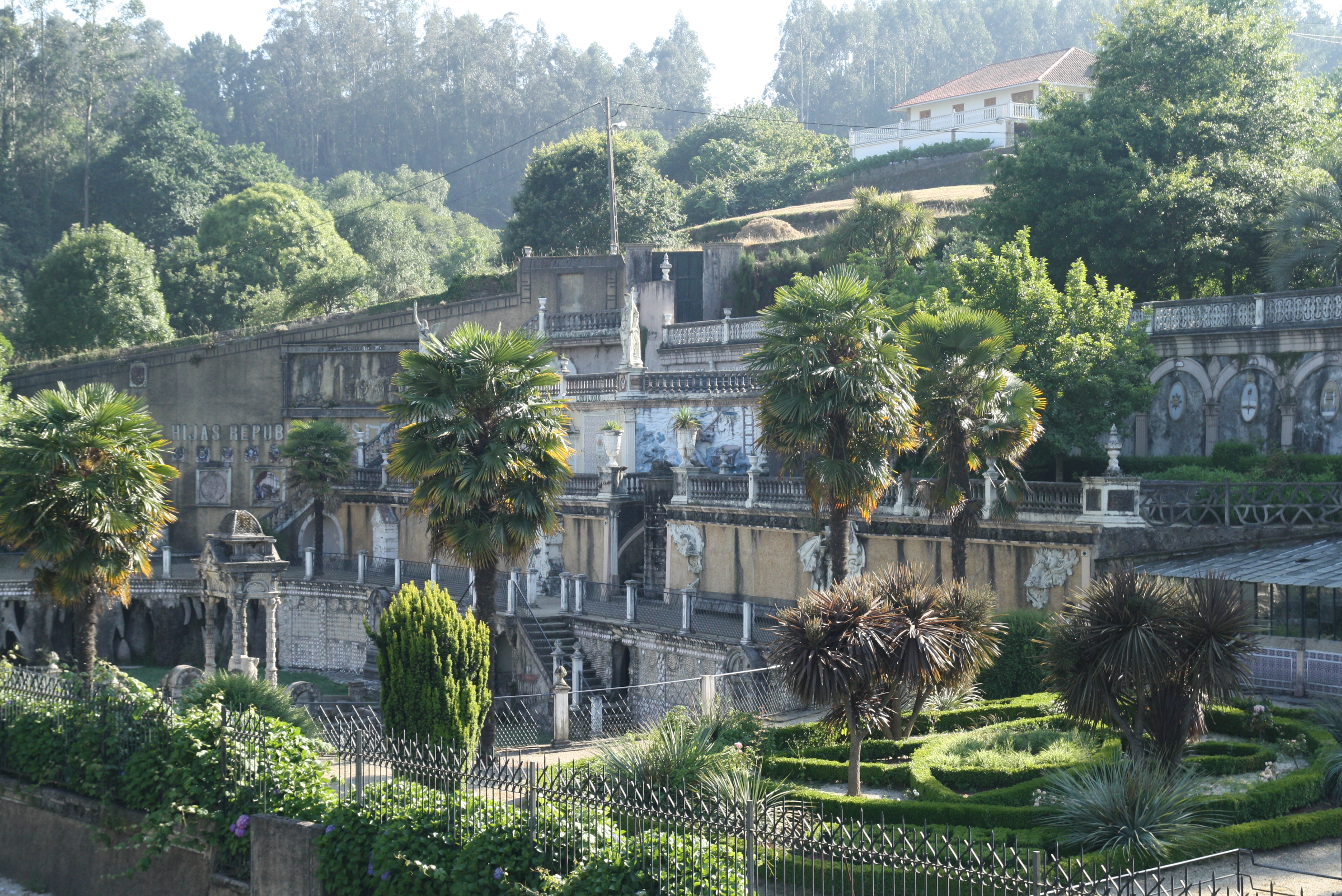 Foto del Parque del Pasatiempo, en Betanzos (Galicia).