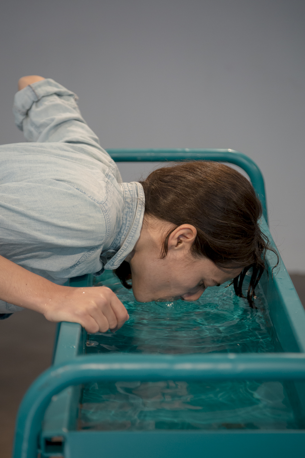 Obra 'Sibina' de Laia Estruch, que también trabaja con el recurso del agua.