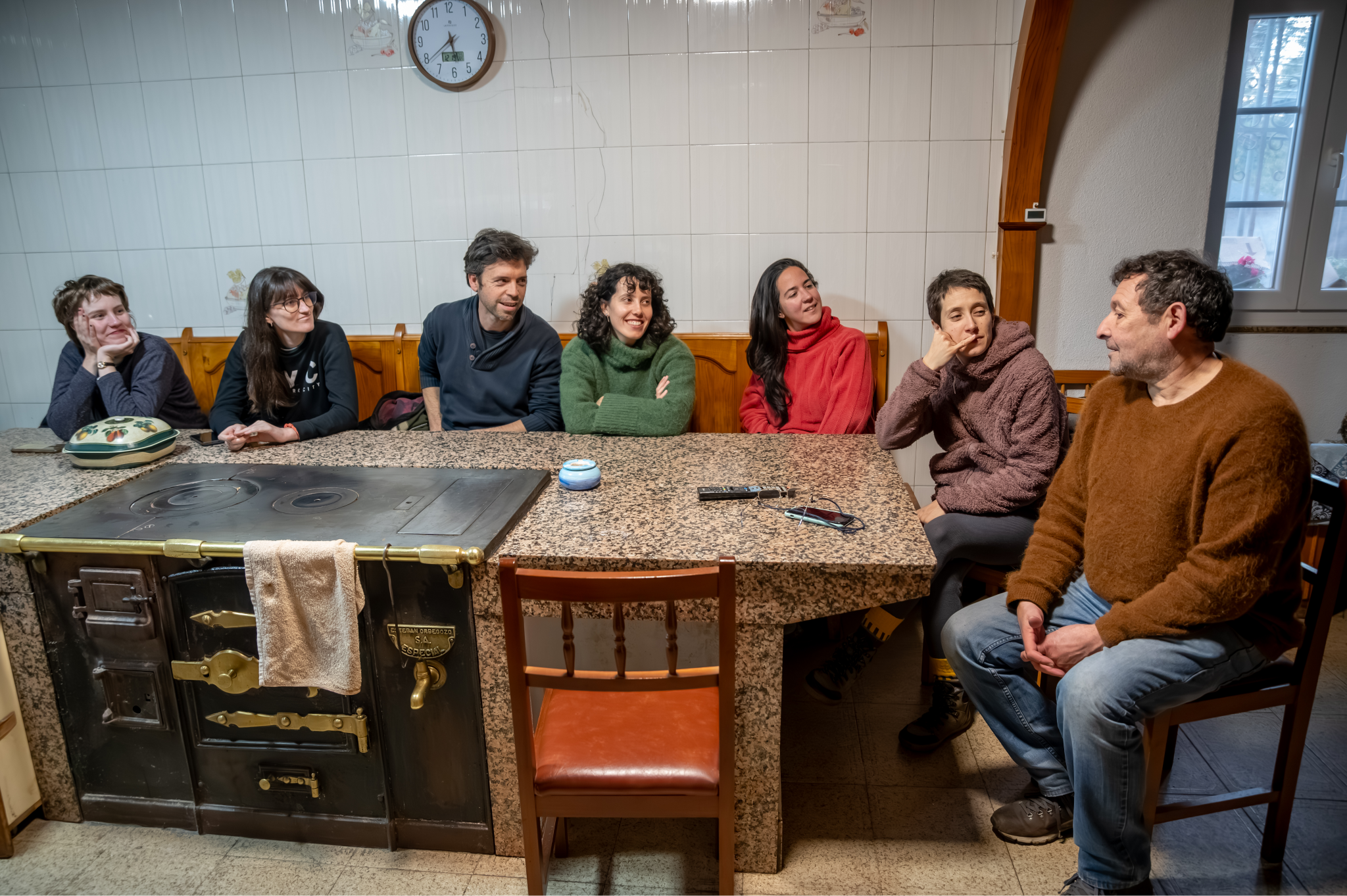 In Josefa's kitchen. Photo by öscar y Nieto