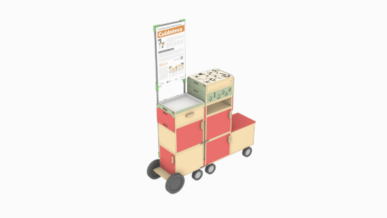 La cuidateca', a mobile library for the Paediatric ICU