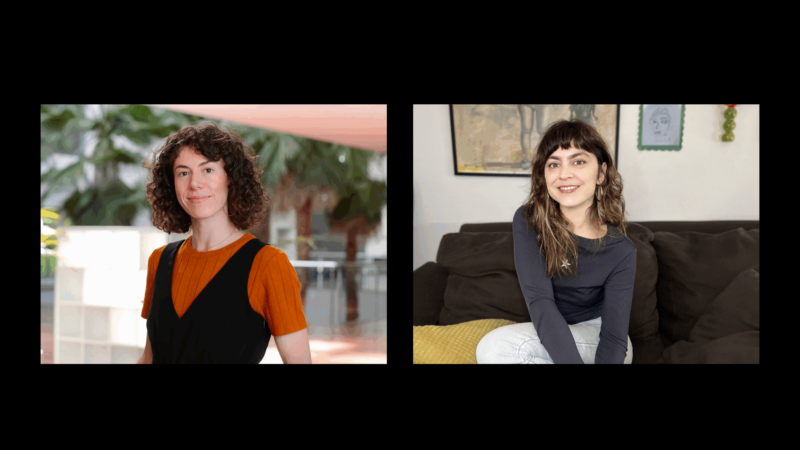 Illustrator adela por dios and journalist Andrea Morán join Quásares