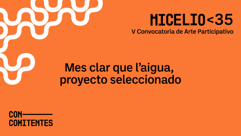 Mes clar que l’aigua, proyecto seleccionado en Micelio <35