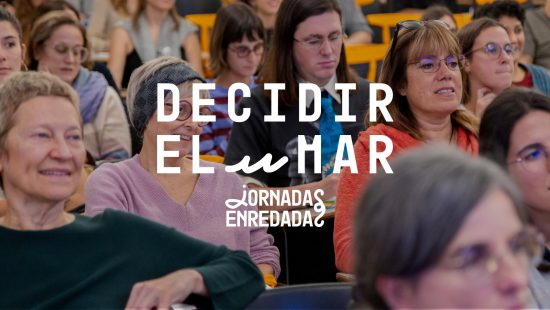 This is what the Jornadas Enredadas were like. Deciding the sea