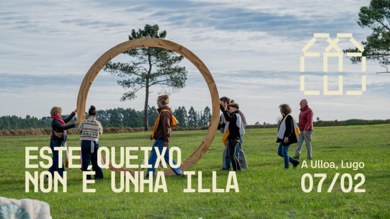 Inauguration of «Este queixo non é un illa», a work resulting from Os contos do leite