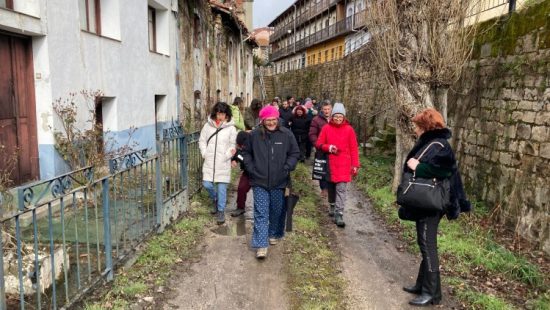 First snow, first meeting in Barruelo de Santullán