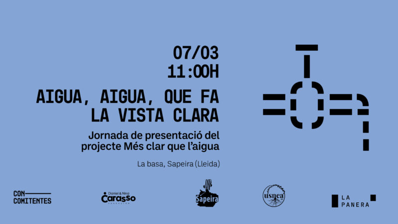 Aigua, aigua, que fa la vista clara