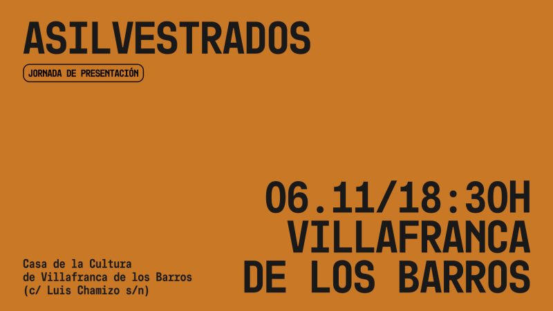 Jornada de presentación de “Asilvestrados”
